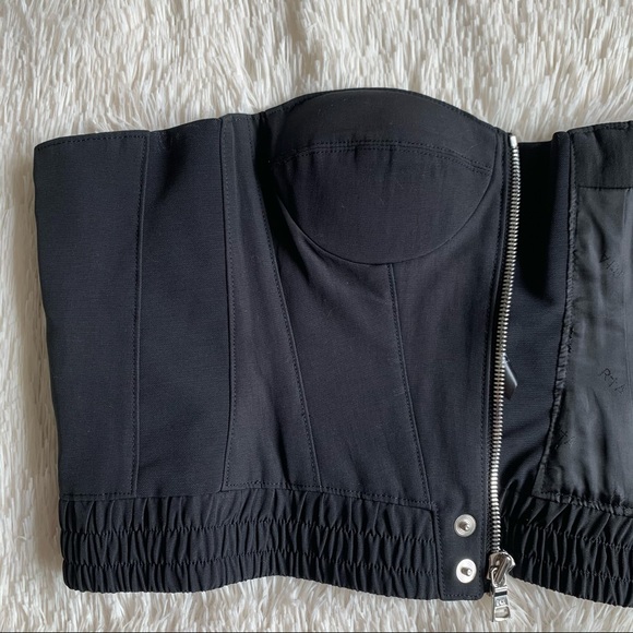 RtA•Vicki Black Zip Down Bustier/Corset Top•NWT - Picture 10 of 13